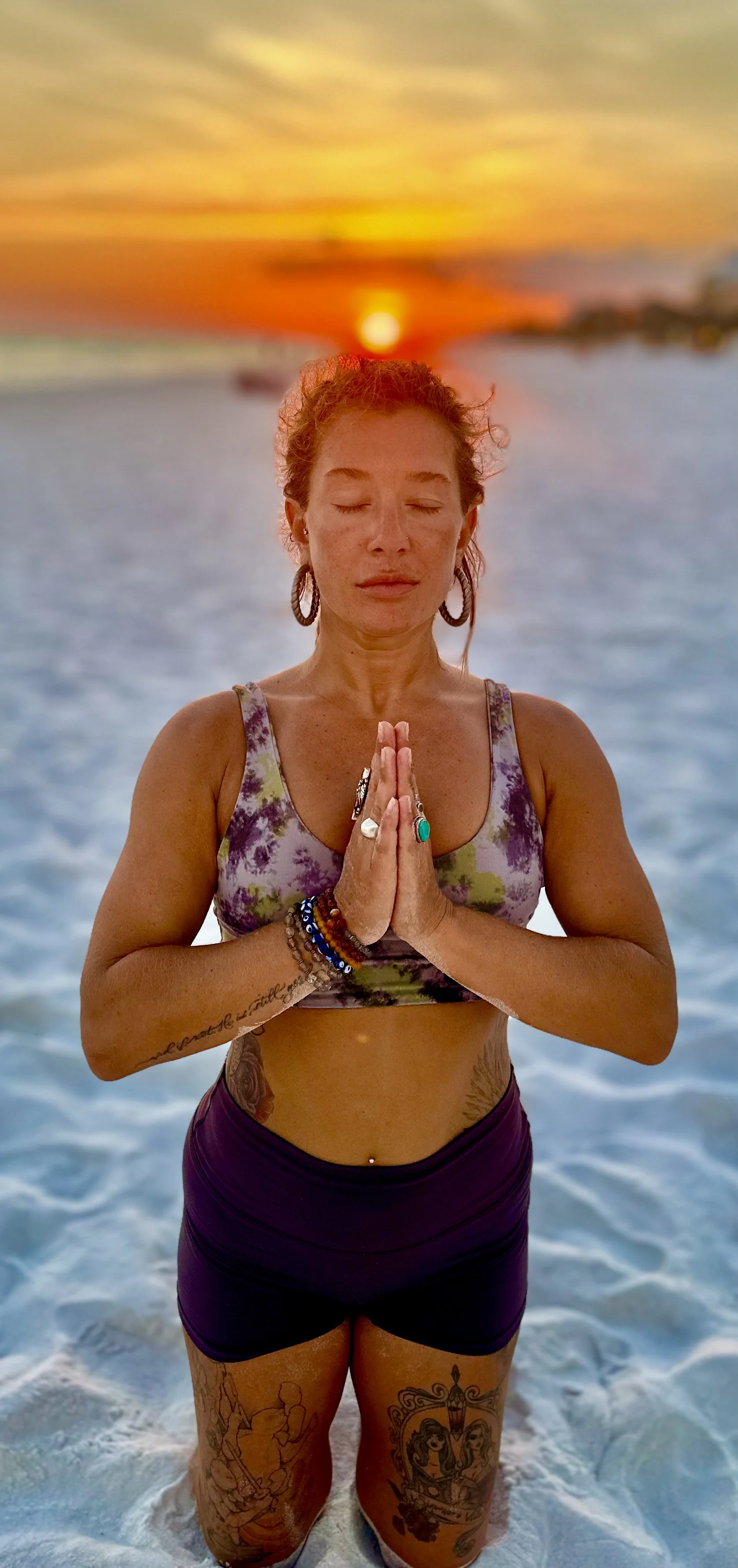 Beach portrait at sunset on the Emerald Coast